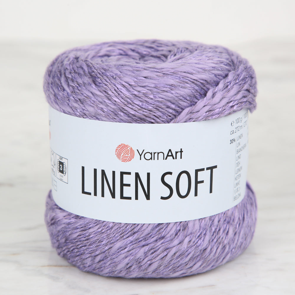 YarnArt Linen Soft Lila El Örgü İpi - 7325